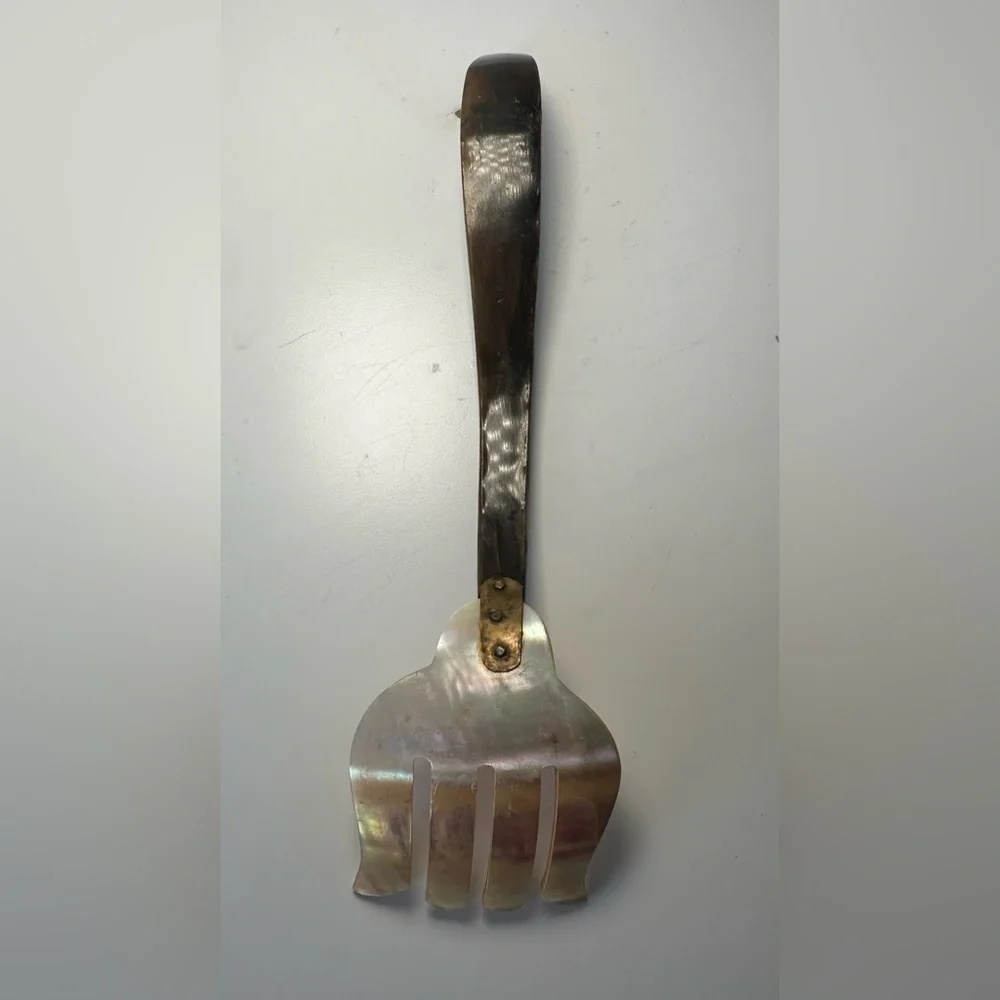 Decorative Black and‎ Silver Fork